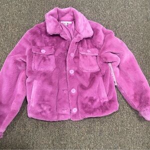 Crave Fame Faux Fur Pink Jacket